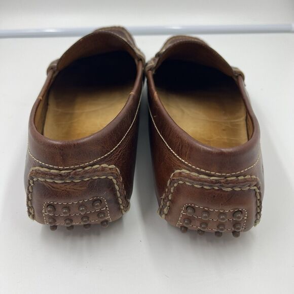 PETER MILLAR 'Leather Bit Loafers' Mens Brown Slip-On  - Sz 13 M - Picture 5 of 6